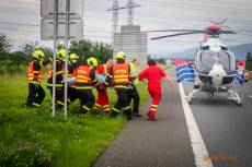 Policie hledá svědky nehody, při níž zemřel motorkář jedoucí na dálnici v protisměru